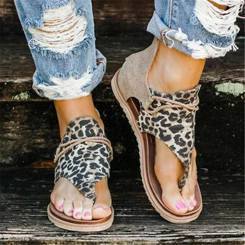 Vintage Chic Womens Flat Sandals