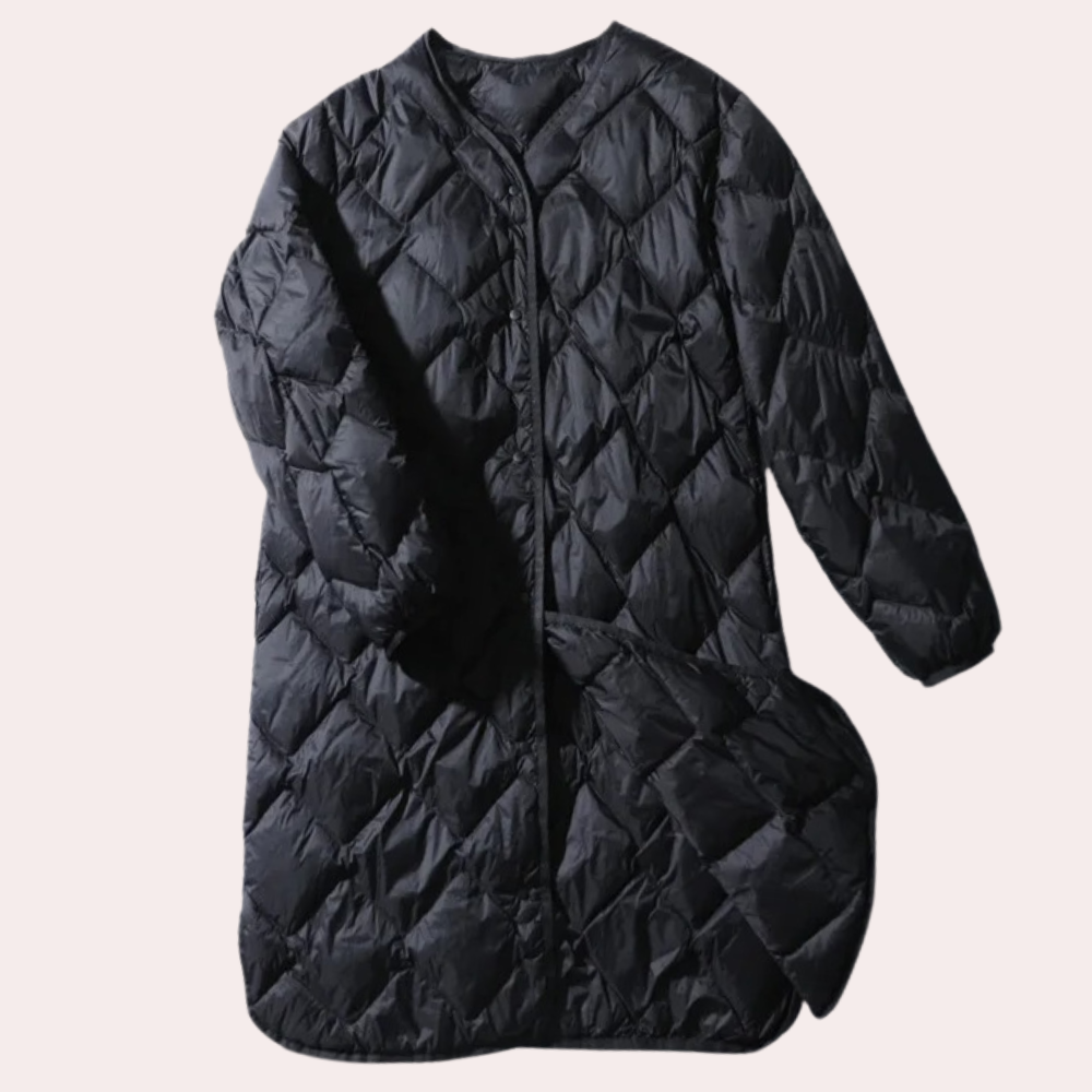 Warm Women's Down Filled Puffer Winter Jacket - OutfitLondon