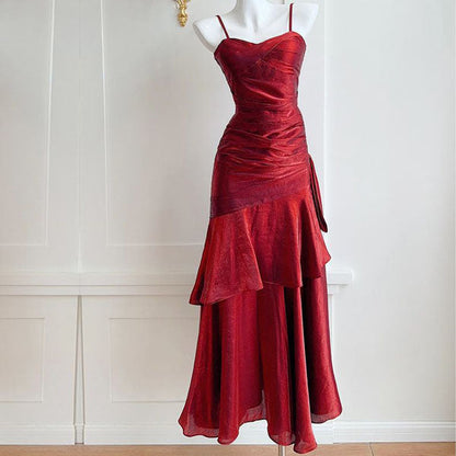Elegant Floral Long Evening Dress