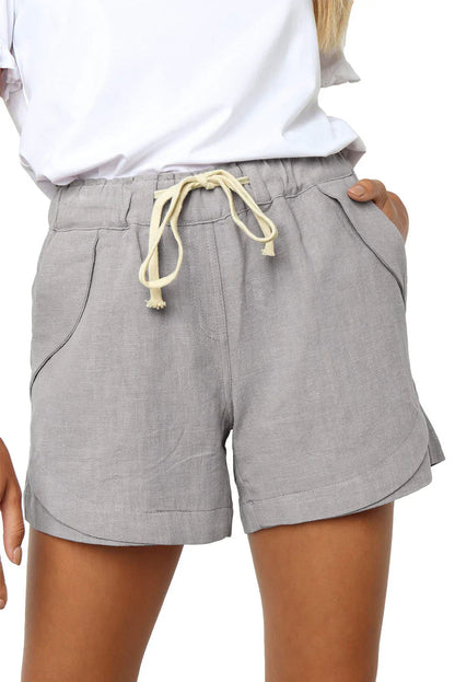 Comfortable Elastic Waist High Shorts