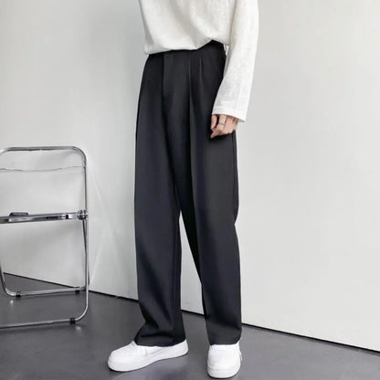 Comfortable Slim Fit Polyester Trousers