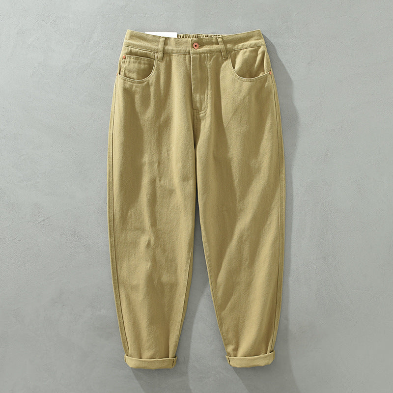 Comfortable Fit Stretch Pants with Elastic Waist