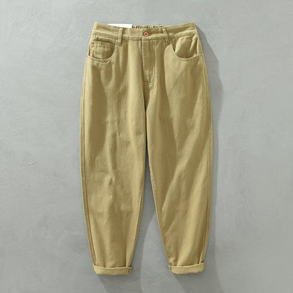 Comfortable Fit Stretch Pants with Elastic Waist