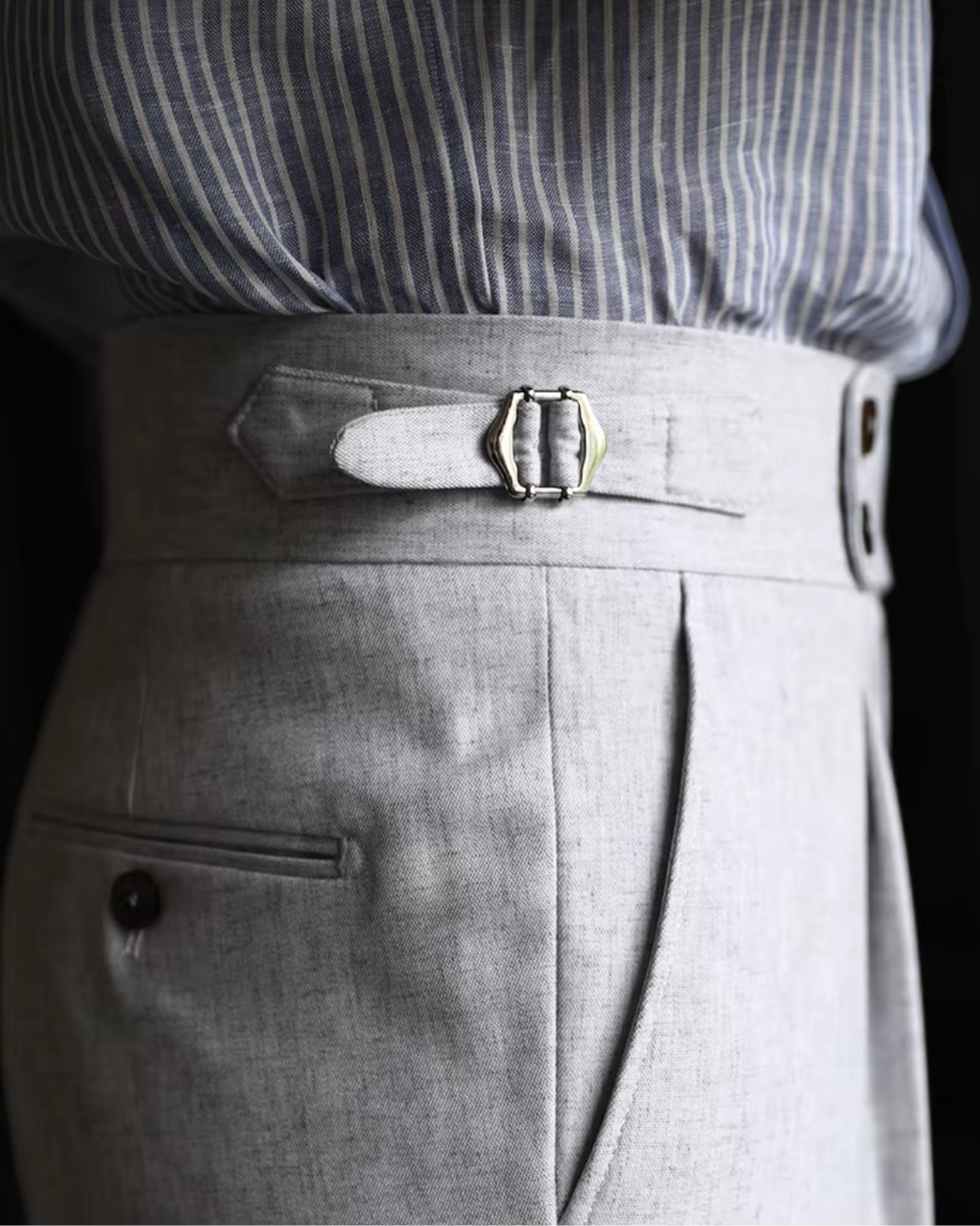 Comfortable Fit High Waisted Straight Leg Pants