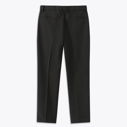 Comfortable Fit Polyester Trousers with Elastic Waistband