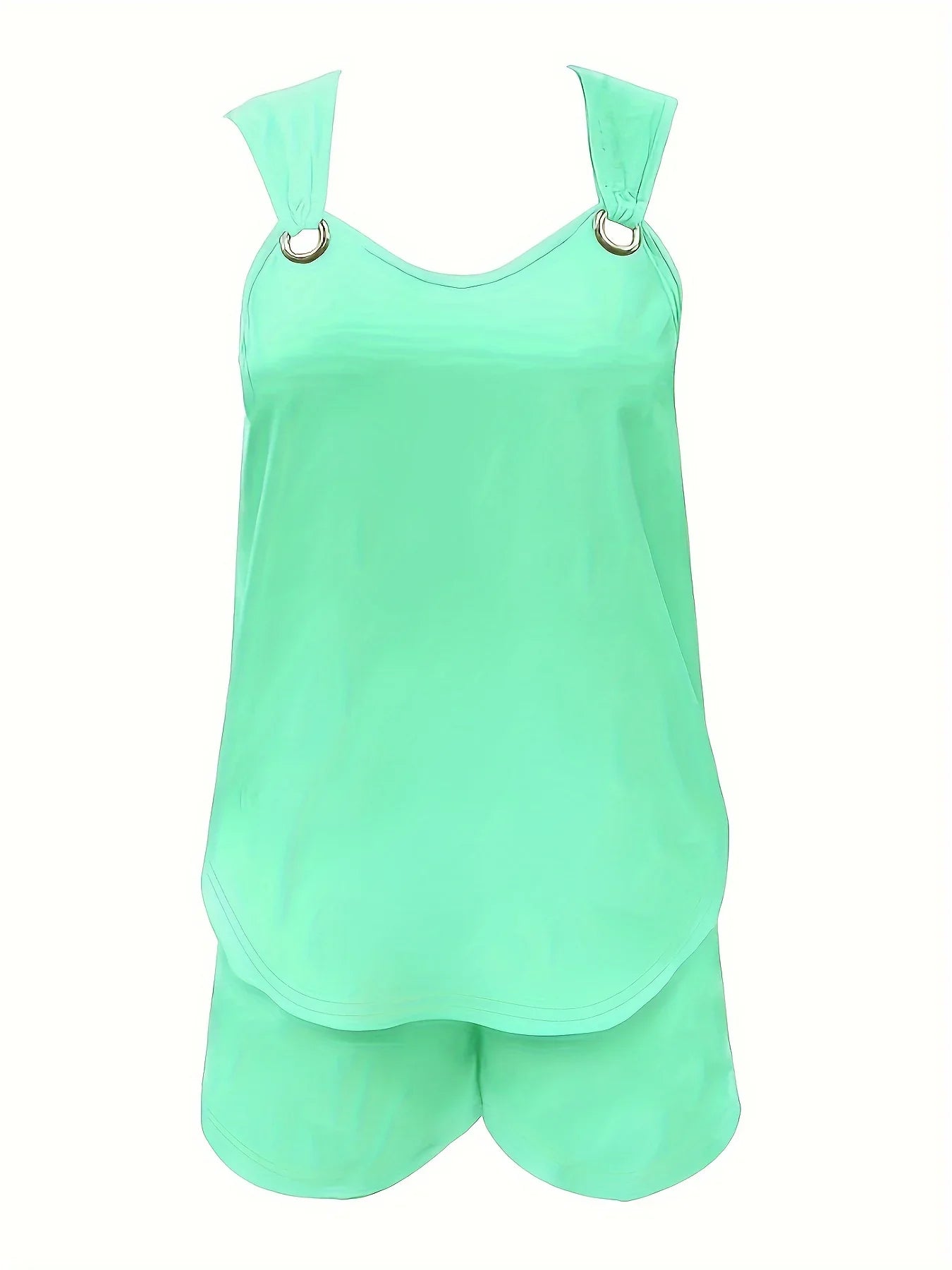 Parina Sleeveless Romper | Ring Strap Detail & Pockets
