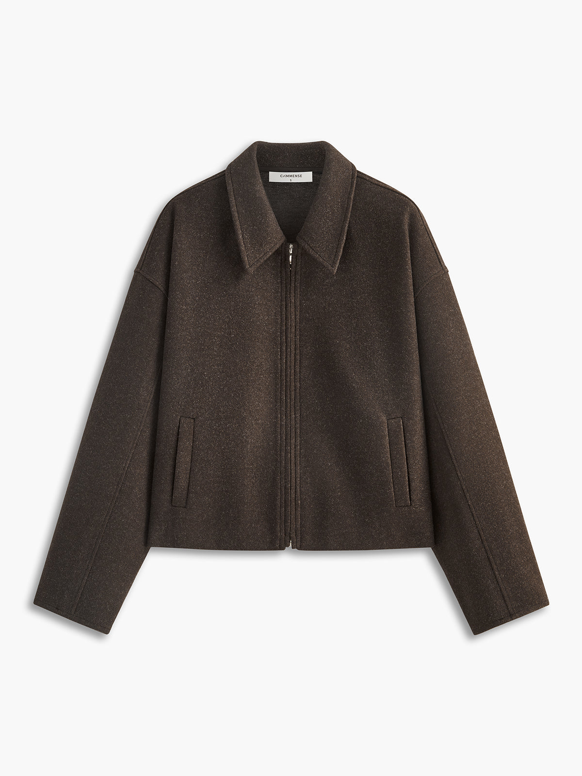 Chic Ladies Tailored Tweed Blazer Jacket - OutfitLondon