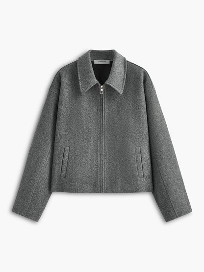 Chic Ladies Tailored Tweed Blazer Jacket