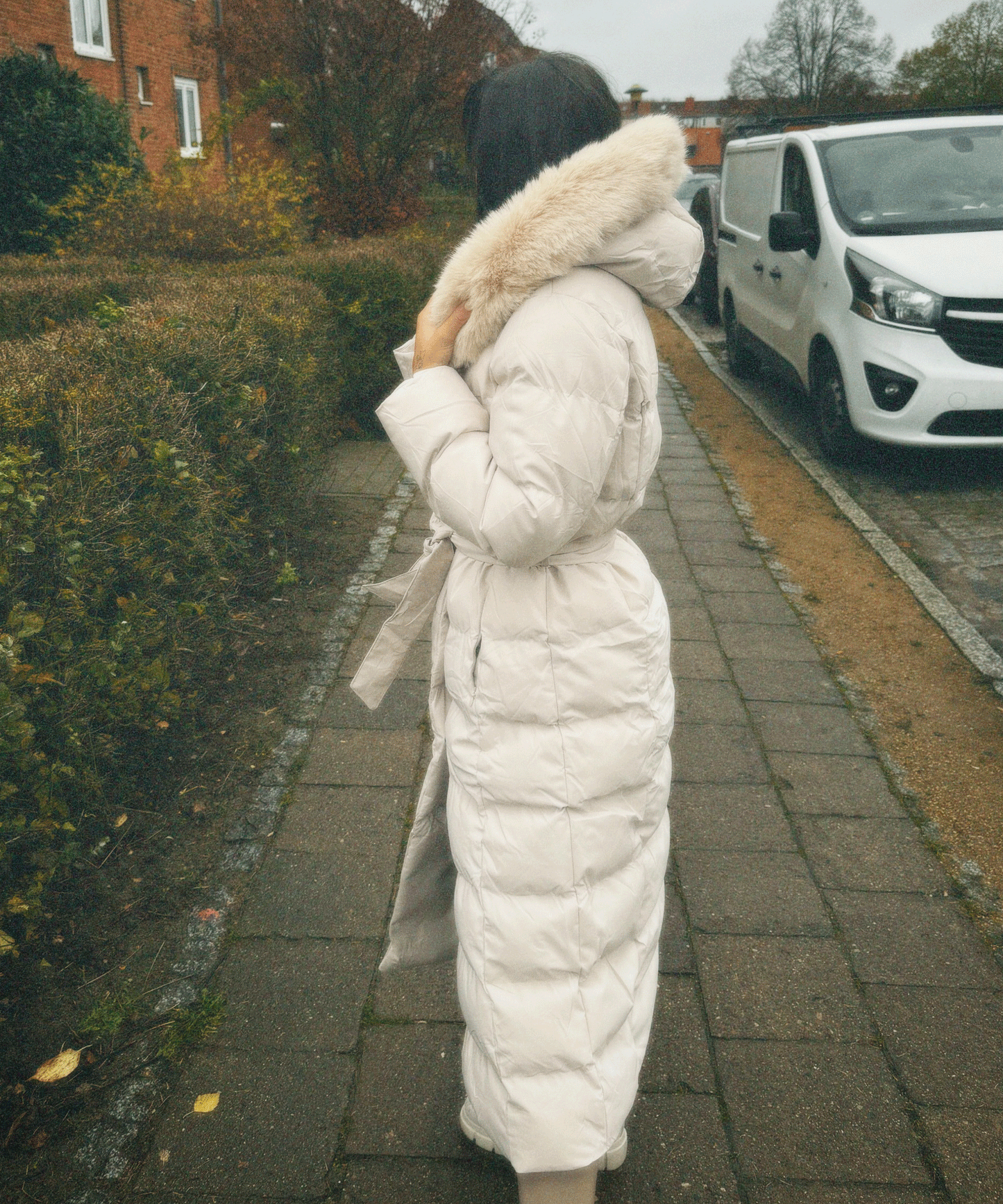 Classic Beige Winter Coat for Women
