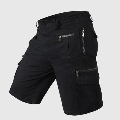 Pascalle Cargo Shorts | Men's Knee-Length Multi-Pocket Utility Shorts