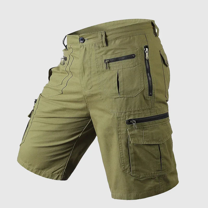 Practical Men's Utility Shorts with Multiple Pockets - OutfitLondon