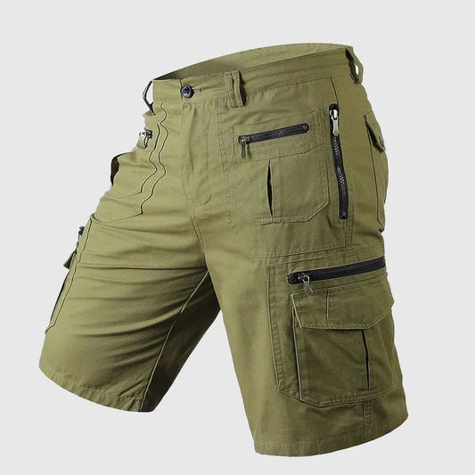 Practical Men's Utility Shorts with Multiple Pockets - OutfitLondon