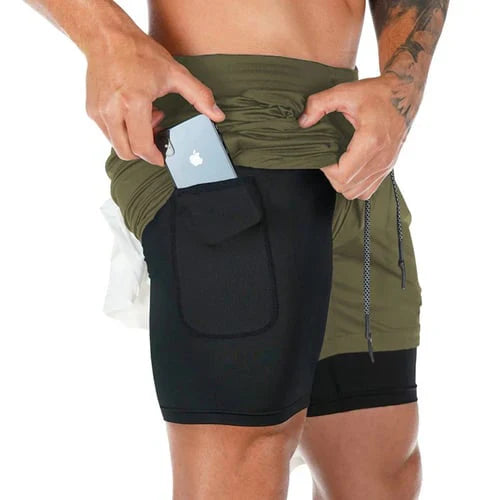 Men's Athletic Running Shorts with Pockets - OutfitLondon