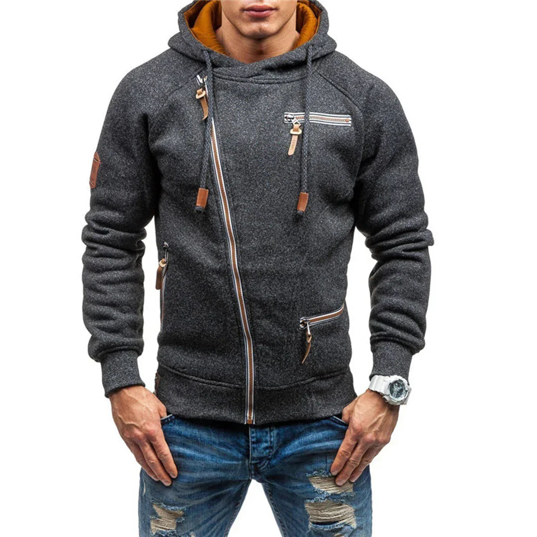 Comfy Mens Hooded Sweatshirt with Pockets