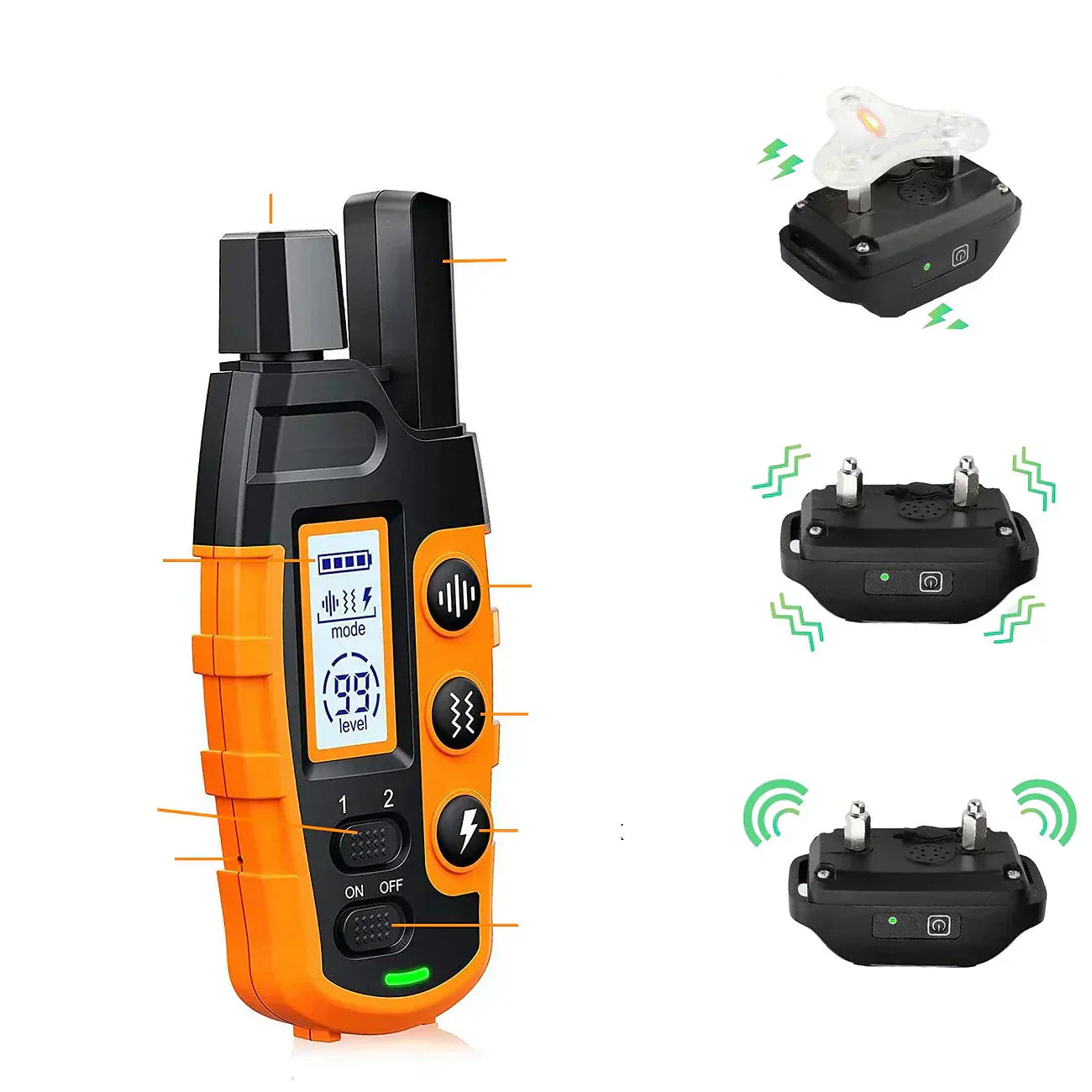 Rechargeable Water Resistant Dog Training Collar