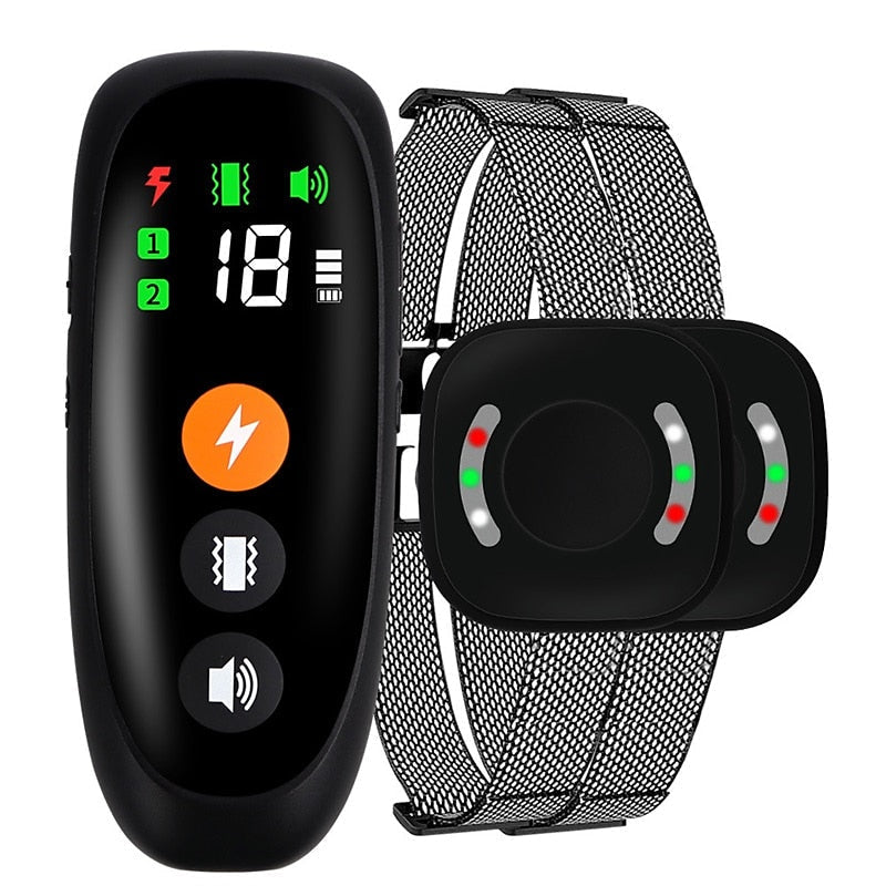 Professional Pet Training Collar with Sound Light Alert