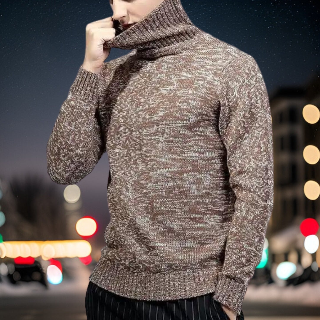 Soft Men's Crew Neck Knit Sweater