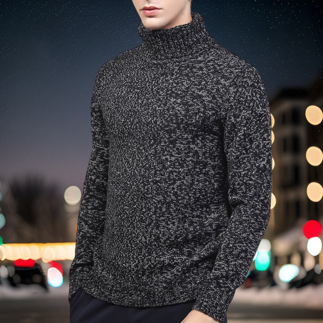 Soft Men's Crew Neck Knit Sweater - OutfitLondon