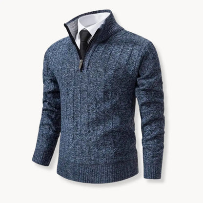 Athletic Quarter Zip Sweater for Men