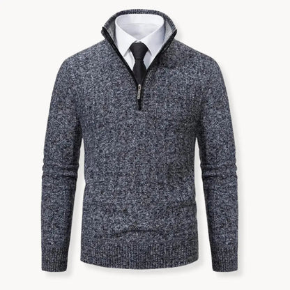 Athletic Quarter Zip Sweater for Men