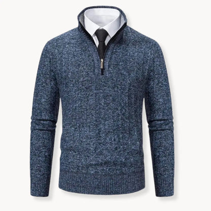 Athletic Quarter Zip Sweater for Men