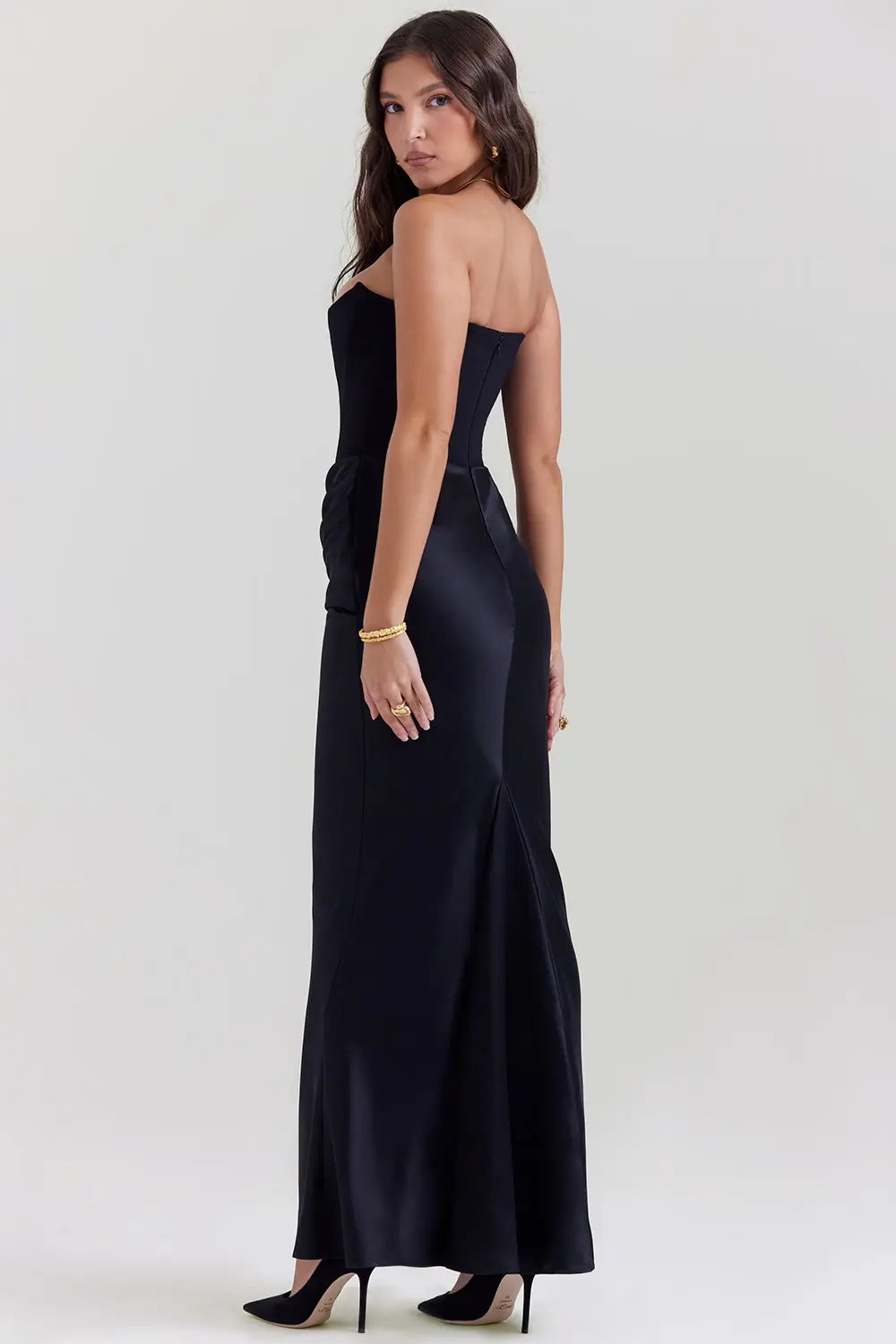 Women's Strapless Corset Dress