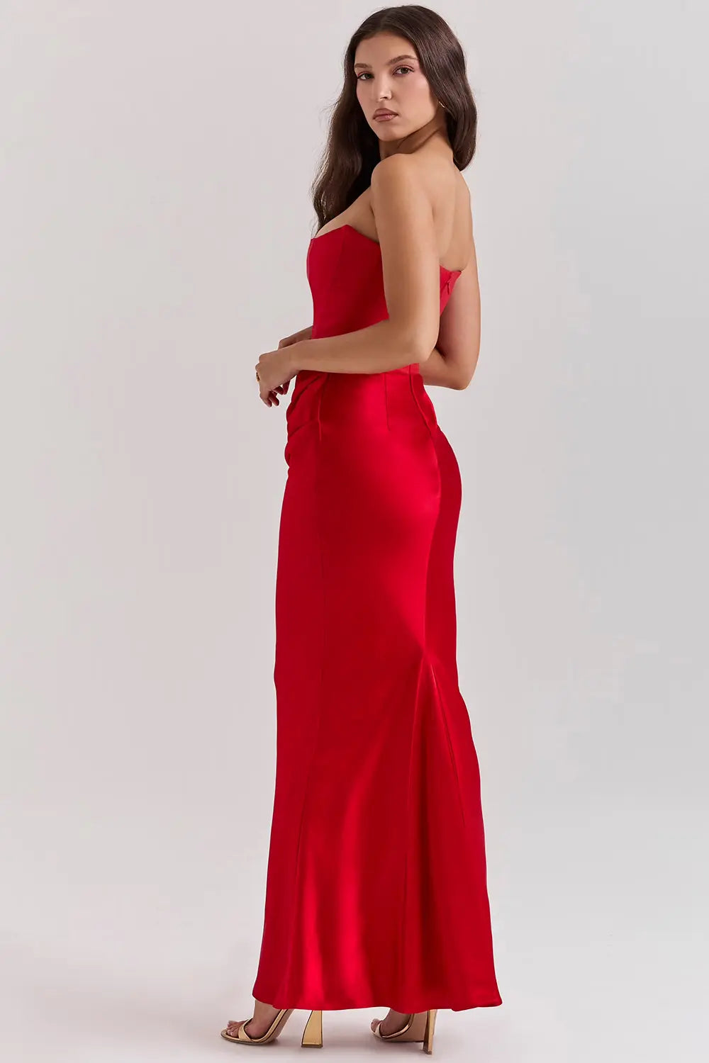 Women's Strapless Corset Dress
