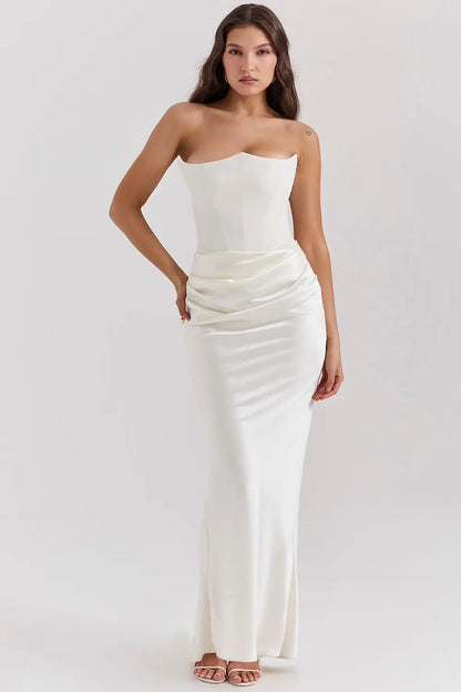 Women's Strapless Corset Dress