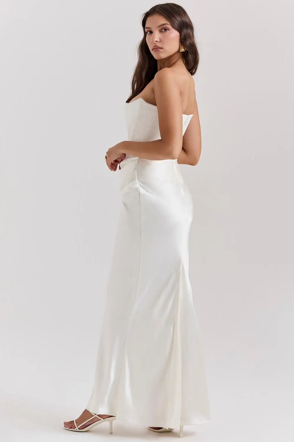 Women's Strapless Corset Dress
