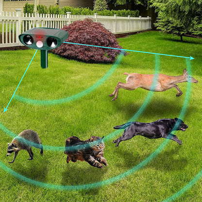 Outdoor Motion Sensor Pest Repeller for Garden Protection