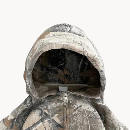 Relaxed Fit Women's Cropped Hoodie