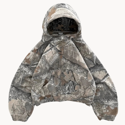 Relaxed Fit Women's Cropped Hoodie