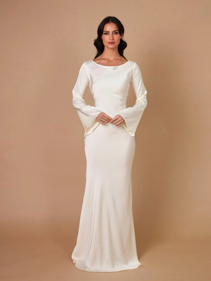 Women's Long-Sleeve Maxi Dress
