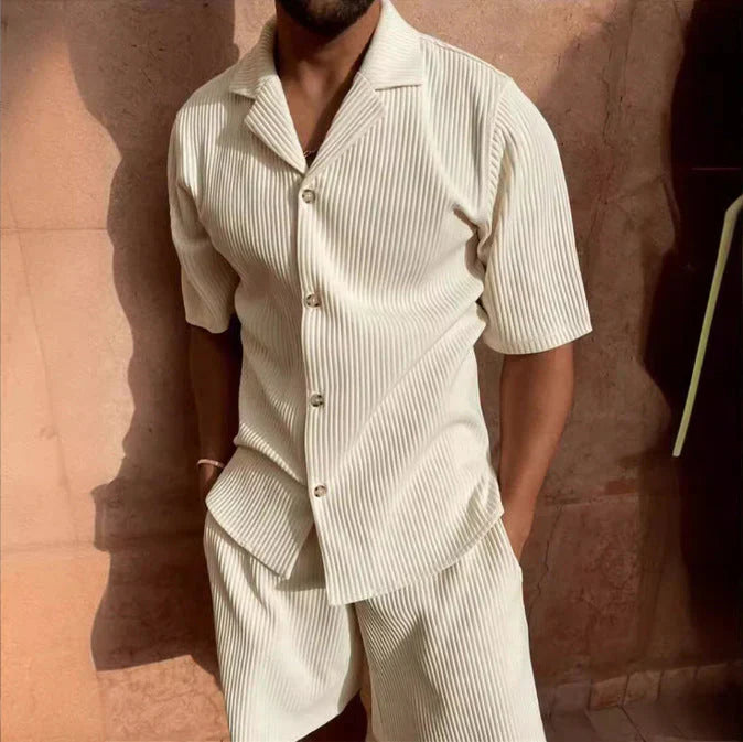 Relaxed Fit Men's Summer Shirt Set - OutfitLondon