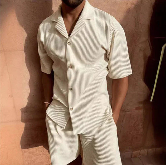 Relaxed Fit Men's Summer Shirt Set - OutfitLondon