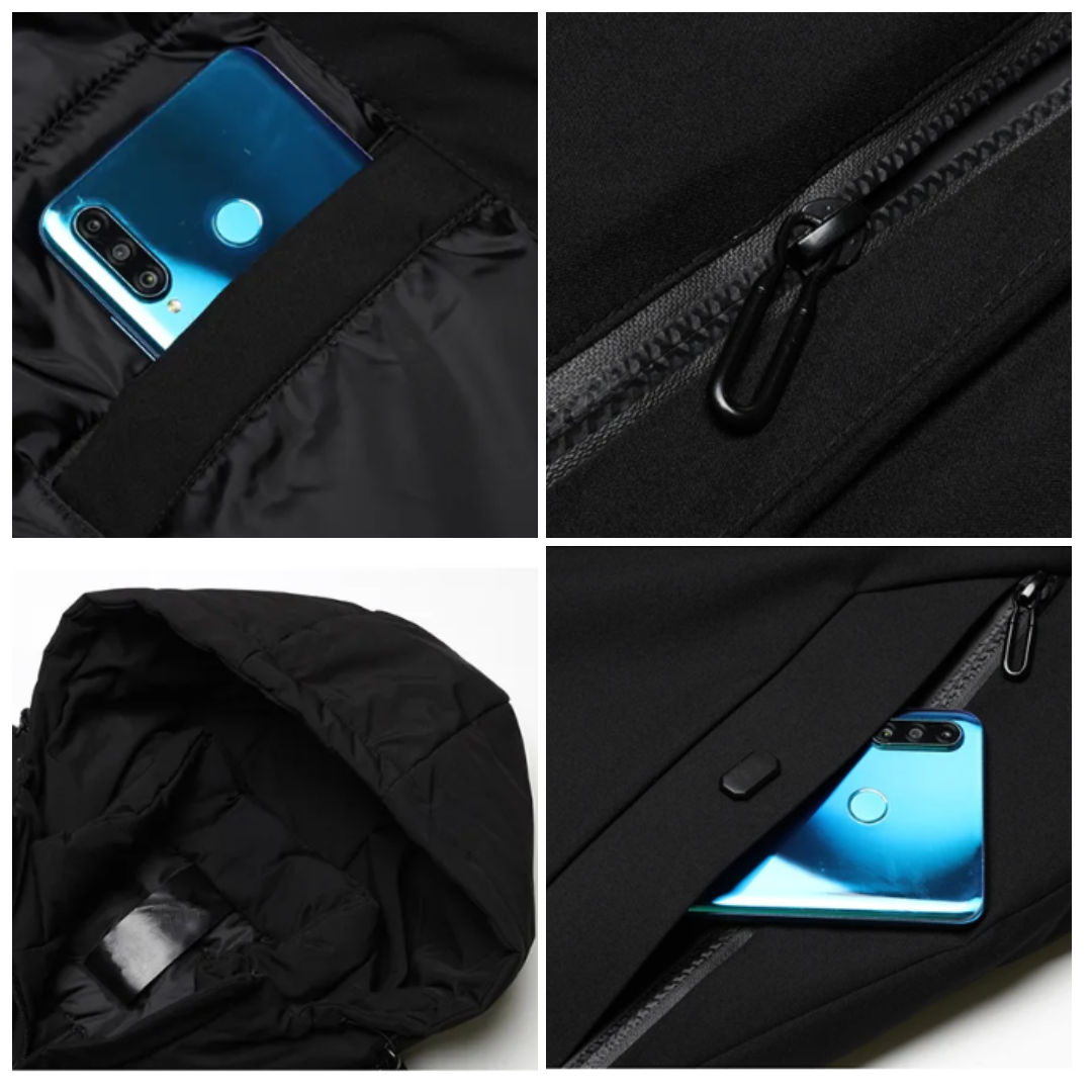 Men's Waterproof Thermal Hooded Jacket