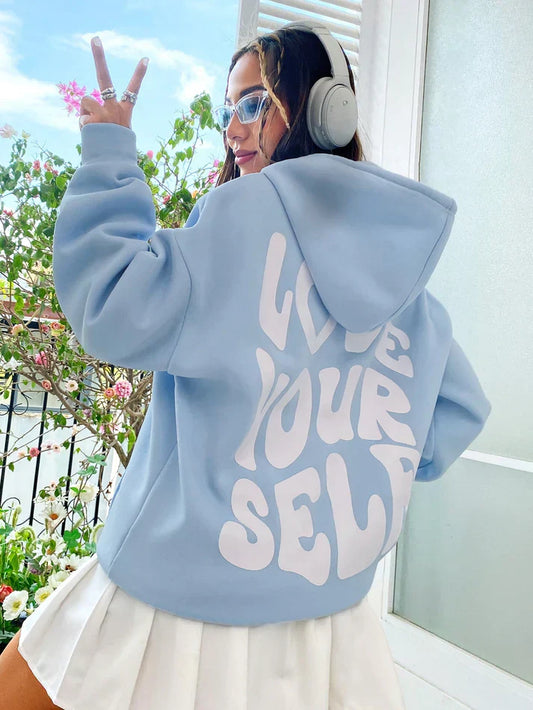 Women's Love Yourself Hoodie - OutfitLondon