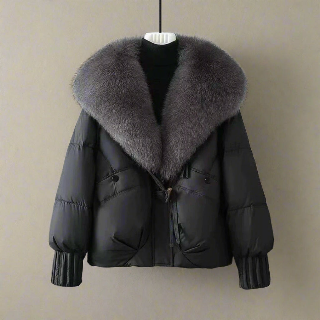 Casual Fit Puffer Coat | Faux Fur Hooded Jacket