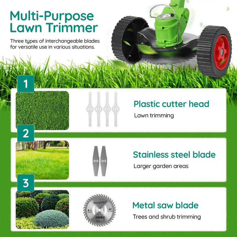Easy Use Rechargeable Cordless Lawn Trimmer