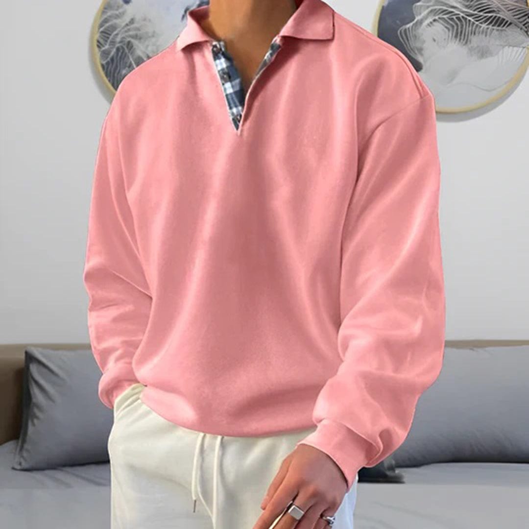 Cozy Fleece-lined Crew Neck Winter Sweater