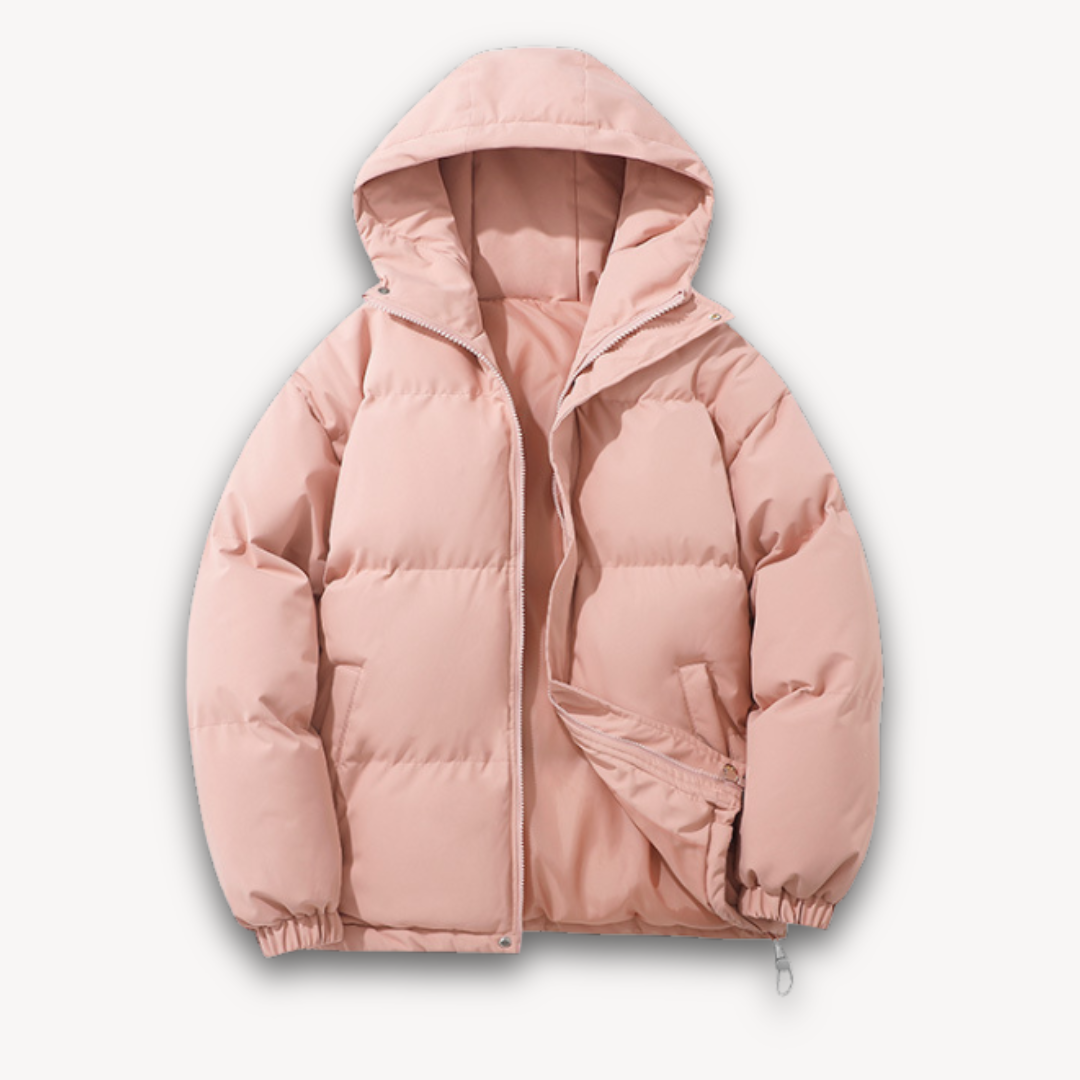 Men's Lightweight Puffer Coat with Hood