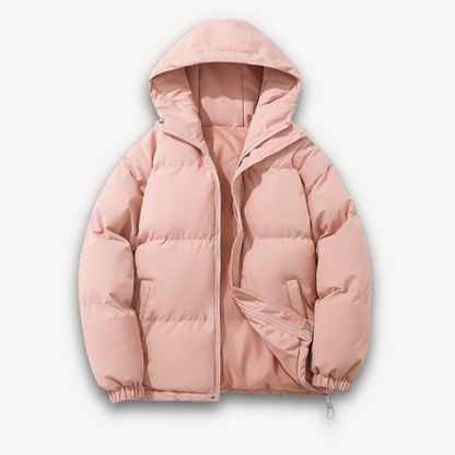 Men's Lightweight Puffer Coat with Hood