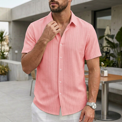 Casual Fit Short Sleeve Dress Shirt