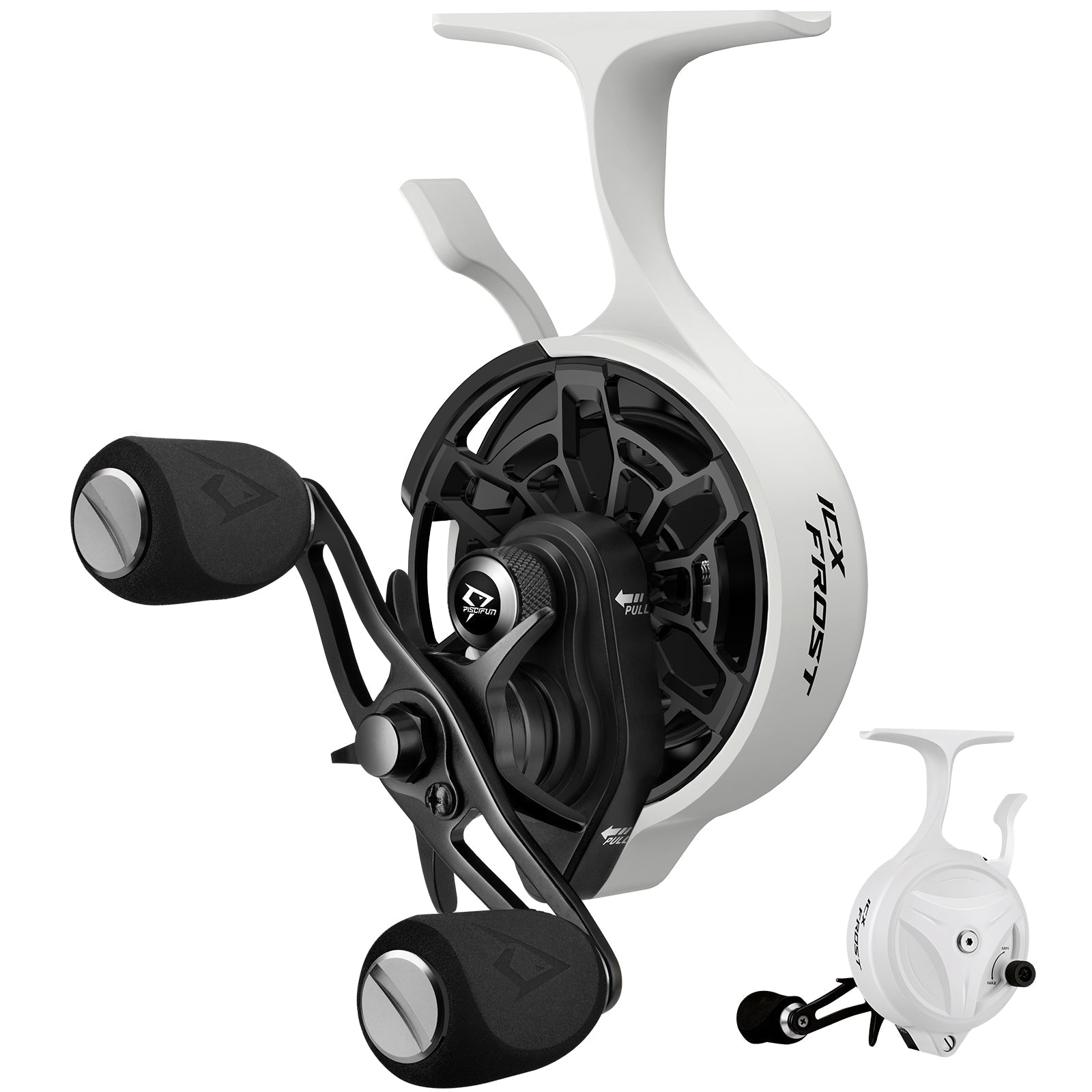 Heavy Duty Ice Fishing Reel, Extra Large Spool - OutfitLondon