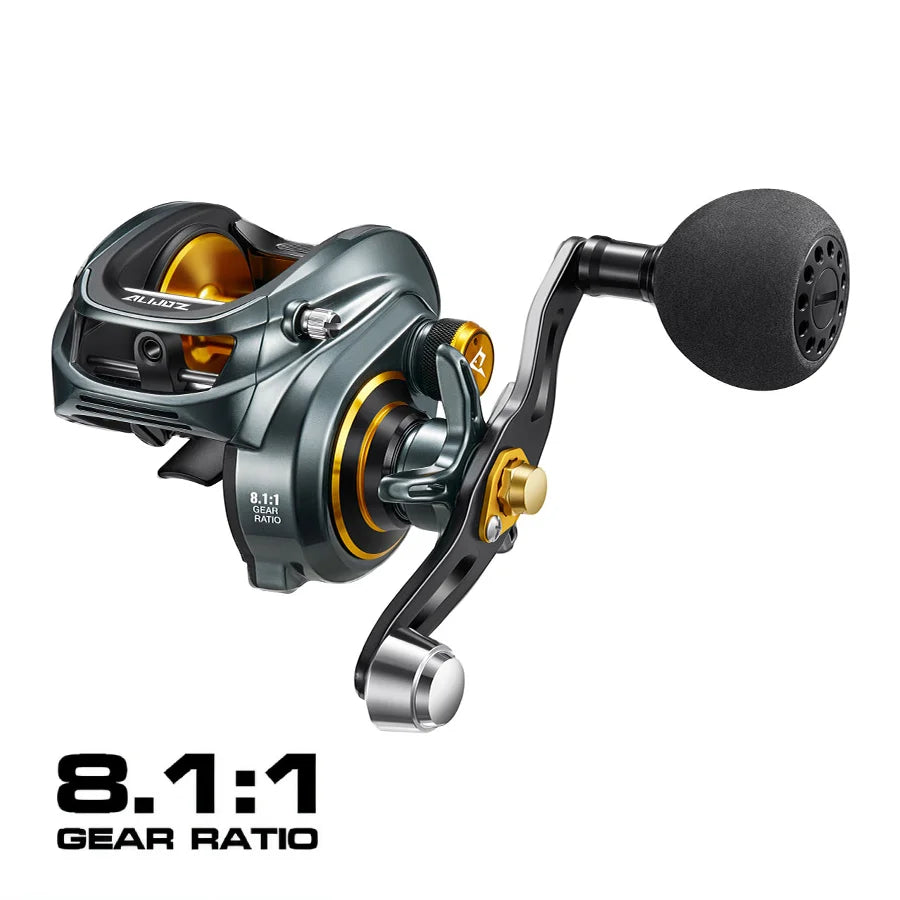 Heavy Duty Casting Fishing Reel 15kg Drag 8+1 Bearings - OutfitLondon
