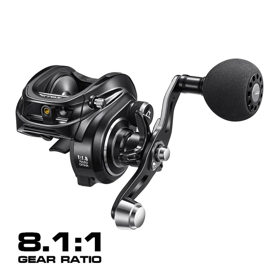 Heavy Duty Casting Fishing Reel 15kg Drag 8+1 Bearings