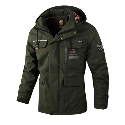 Rainproof Mens Insulated Parka Coat