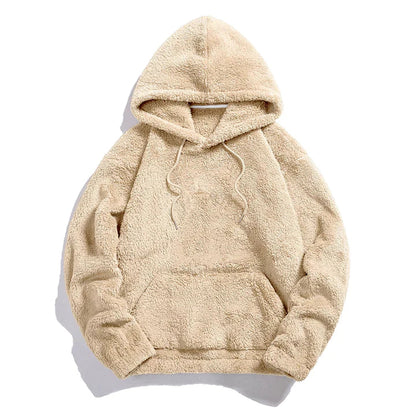 Cozy Fleece Pullover - Warm and Fuzzy Sweatshirt - OutfitLondon