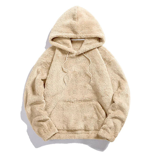 Cozy Fleece Pullover - Warm and Fuzzy Sweatshirt - OutfitLondon