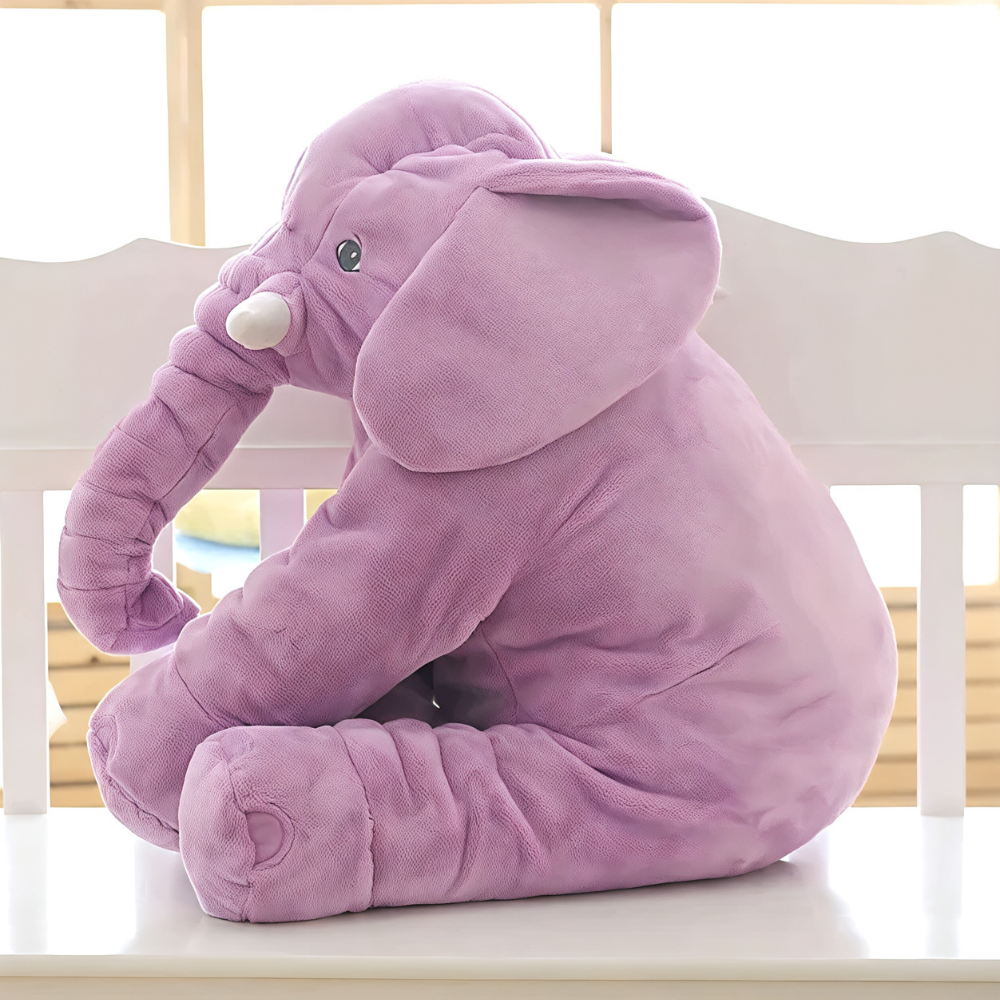 Soft Baby Elephant Support Pillow Cute Nursery Accessory